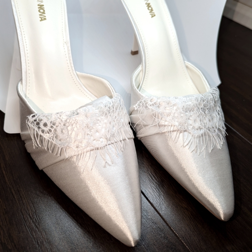 New White Bridal Shoes